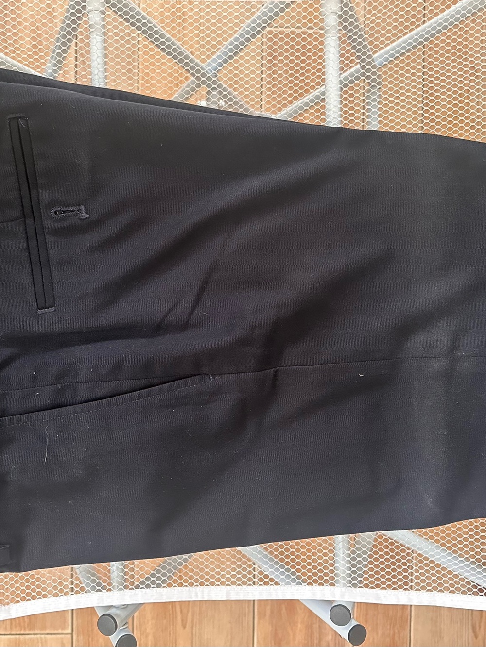 Eddie Bauer Black Wrinkle-Resistant Chinos